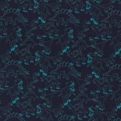 Jersey - Dinos dunkelblau